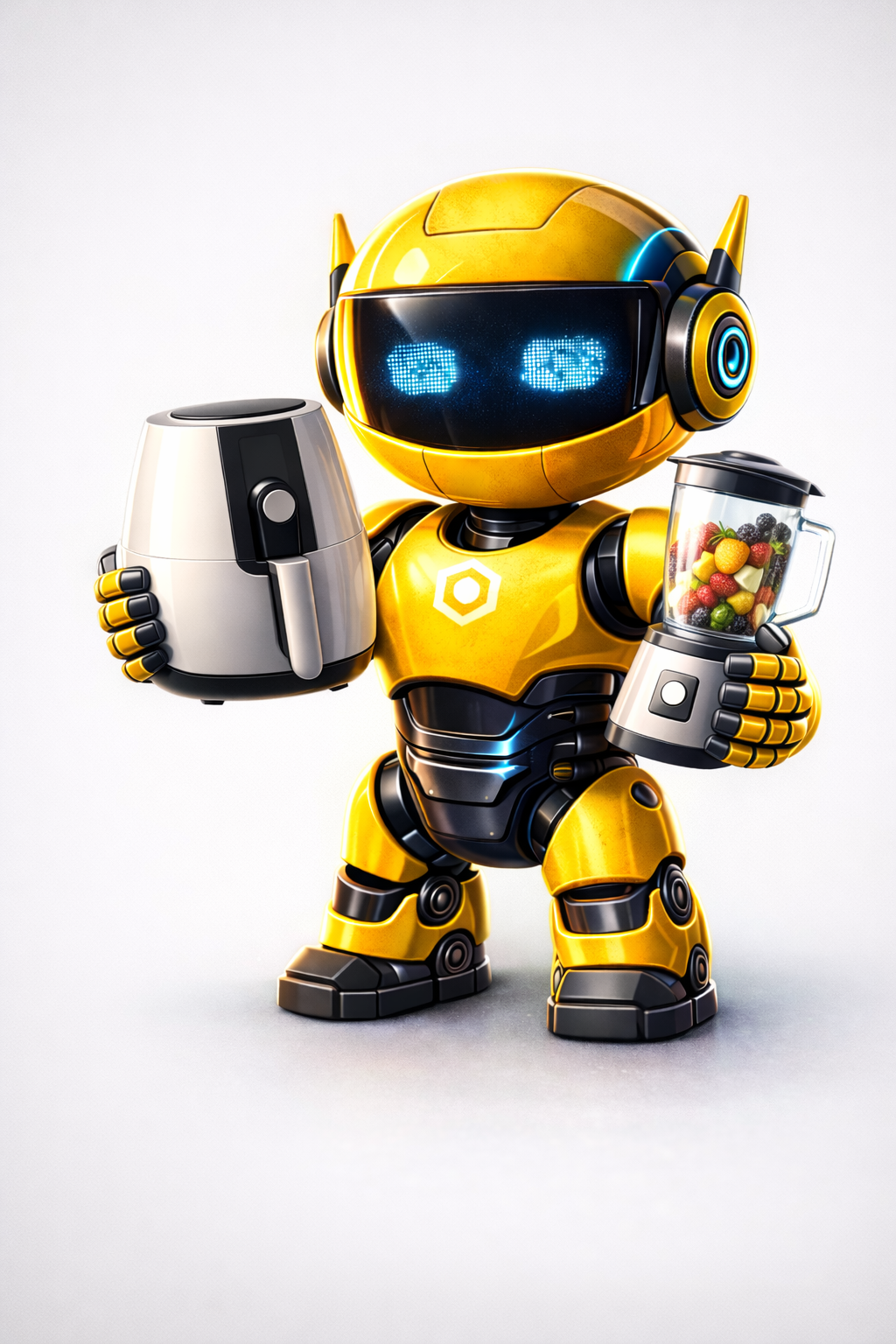 Mascote Pratikmix com sistema comercial